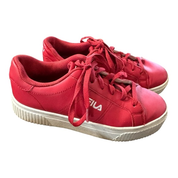Fila Women's Red Sneakers - Picture 2 of 4